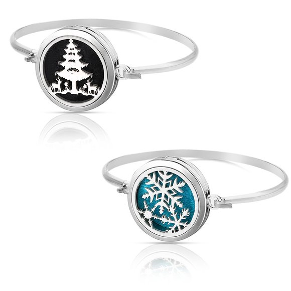 Aromatherapy Stainless Steel Necklace & Bracelets - Picture 3 of 6